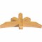 Ekena Millwork Davenport Rough Sawn Timber Gable Bracket, Western Red Cedar, 60"W x 27"H x 6"D x 6"F, 11/12 Pitch GBW060X27X0606DAV00RWR - alternate 2